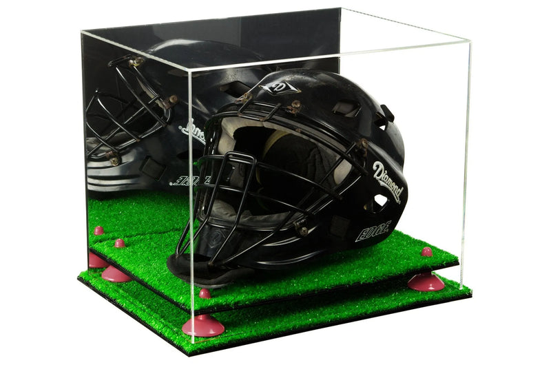 hocket mask display case for sale at better display cases