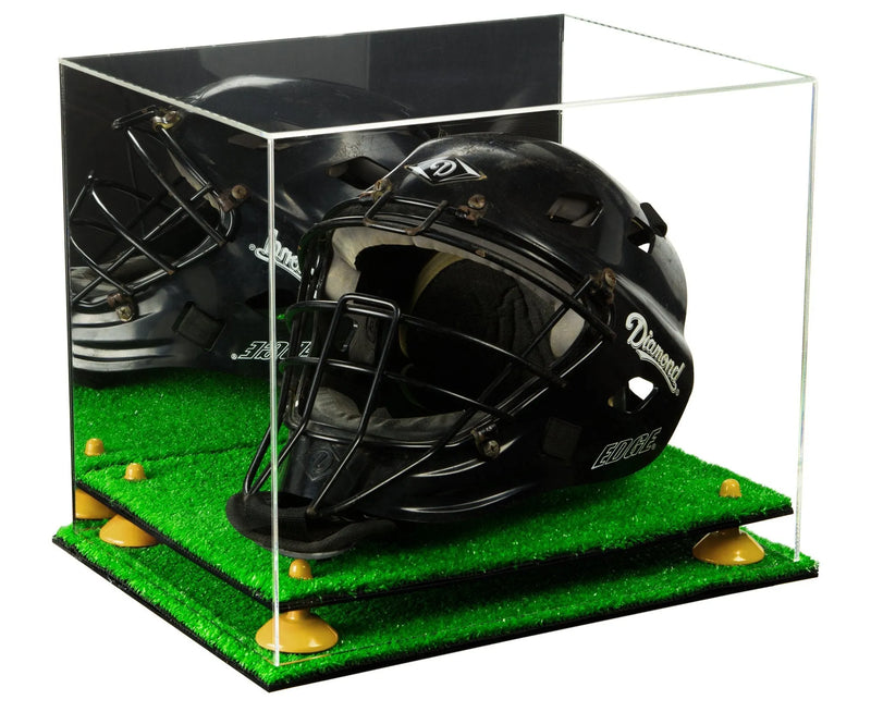 hocket mask display case for sale at better display cases