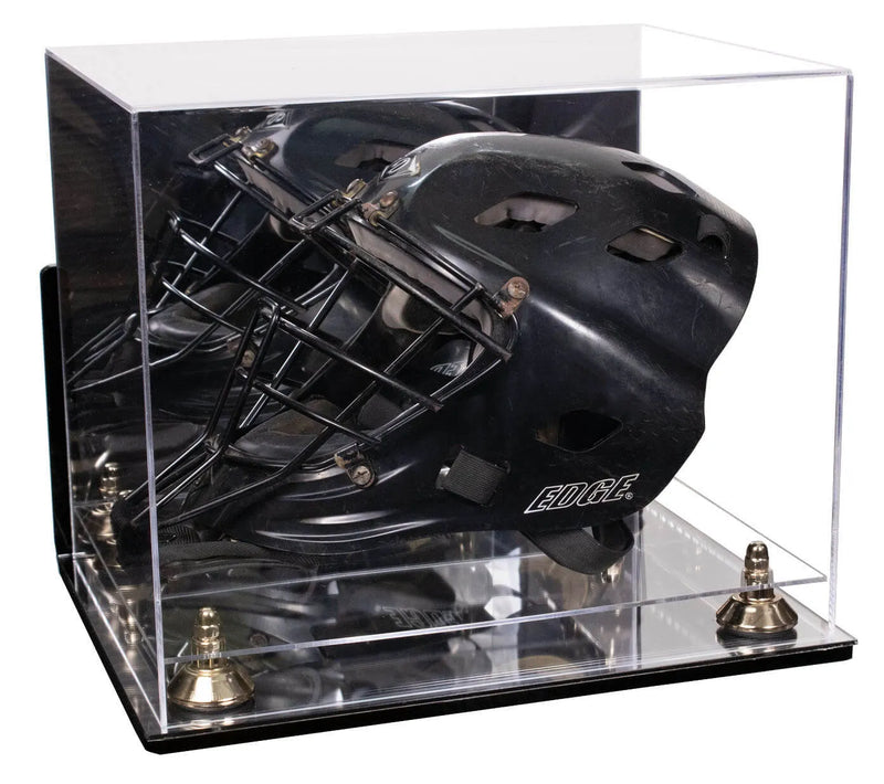 hocket mask display case for sale at better display cases