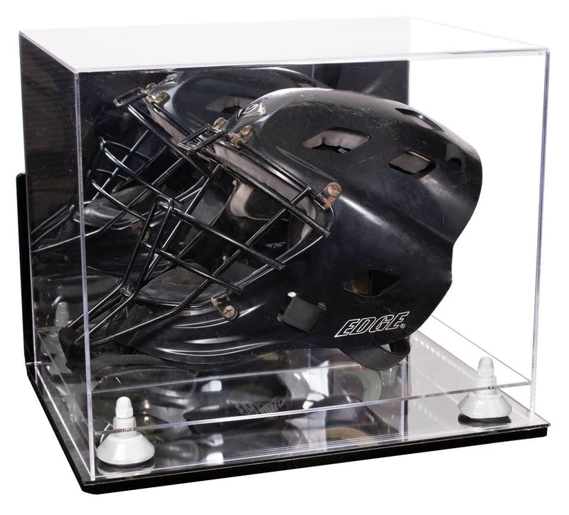 goalie mask display case for sale at better display cases