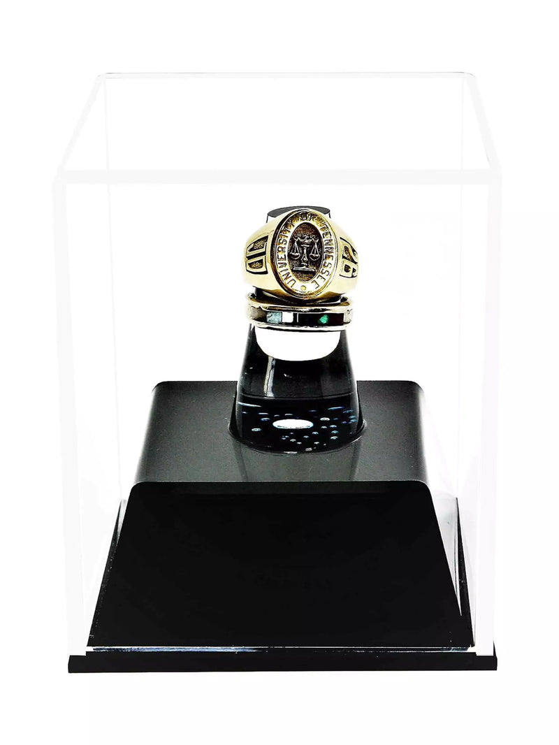 clear Acrylic Championship Ring Display Case for sale on better display cases