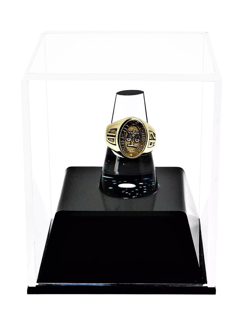 clear Acrylic Championship Ring Display Case for sale on better display cases