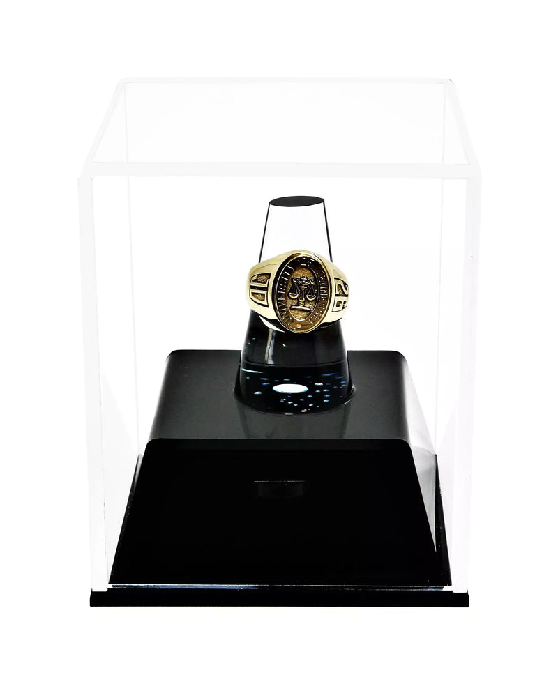 clear Acrylic Championship Ring Display Case for sale on better display cases