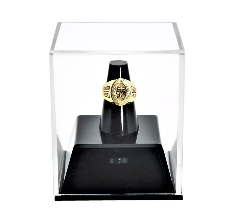 clear Acrylic Championship Ring Display Case for sale on better display cases