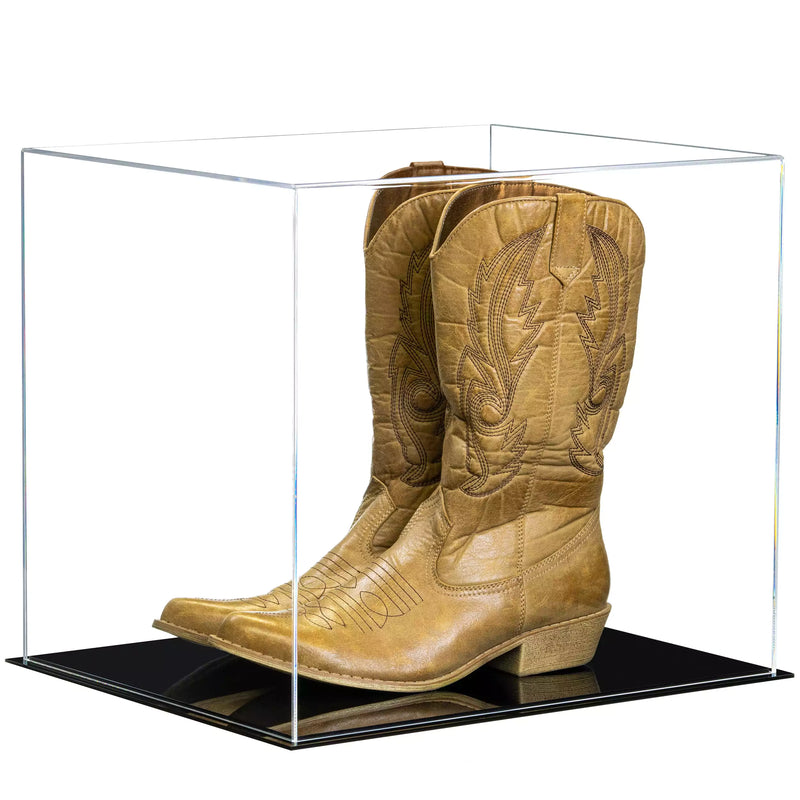 cowboy boot display case for sale on better display cases