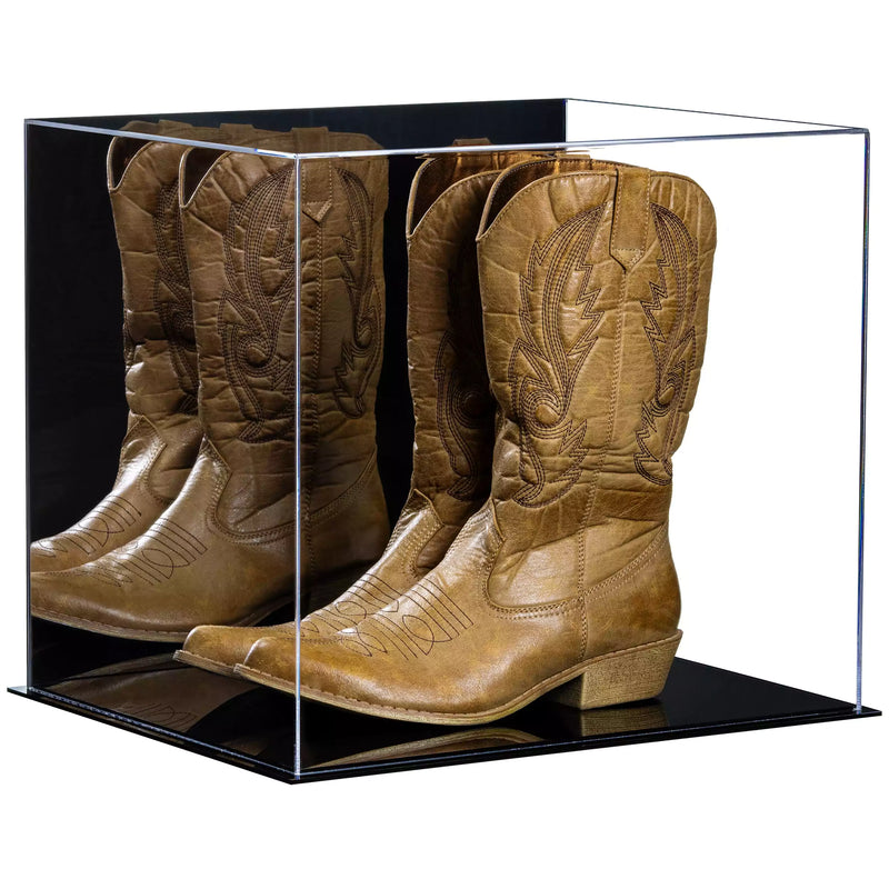 cowboy boot display case for sale on better display cases