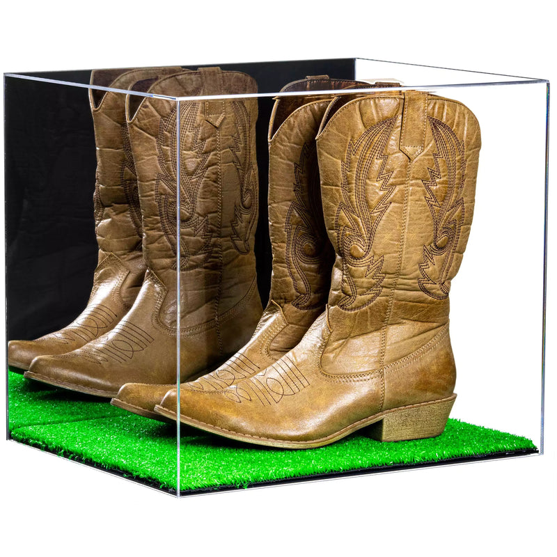 cowboy boot display case for sale on better display cases