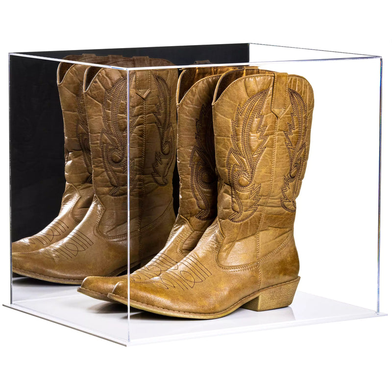 cowboy boot display case for sale on better display cases