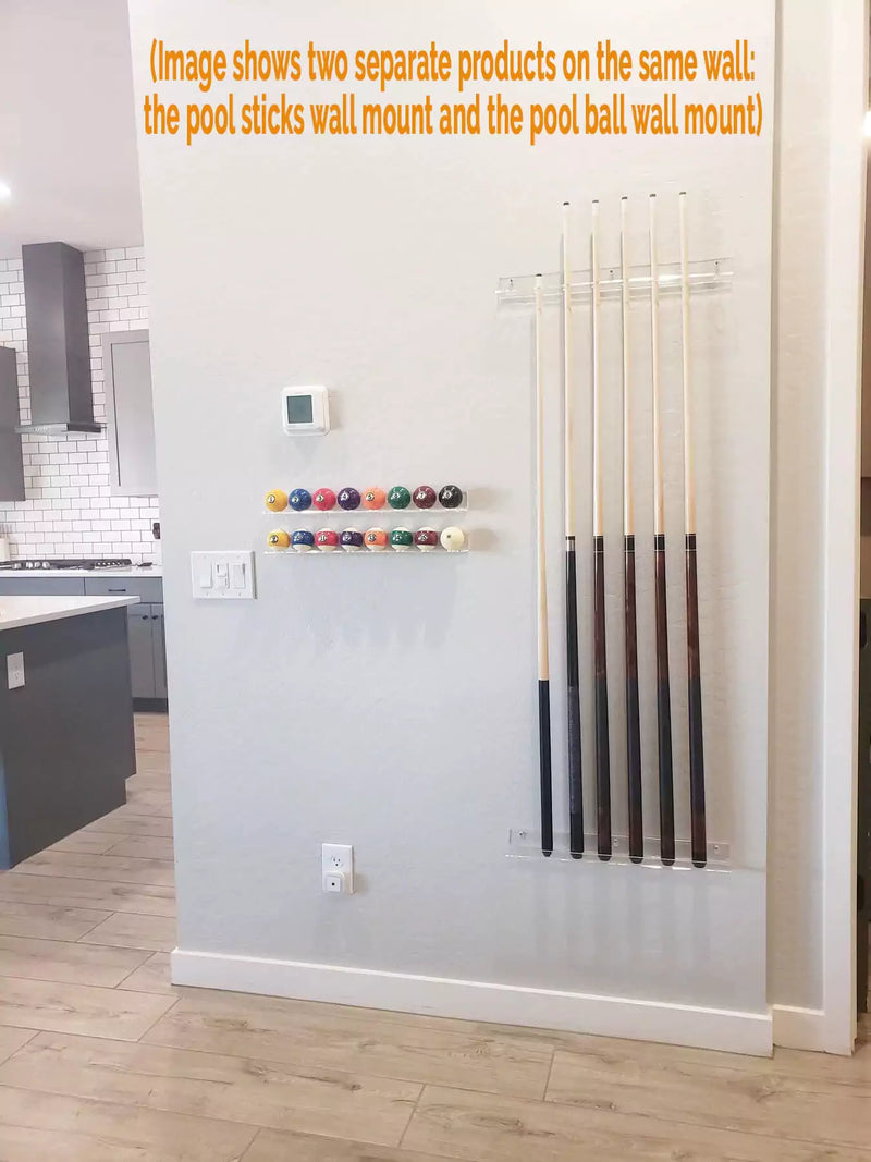 cue stick wall mount for sale on better display cases