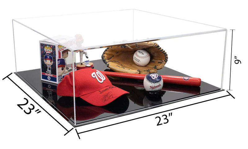 Display Case With Clear Base For Sale On BetterDisplayCases