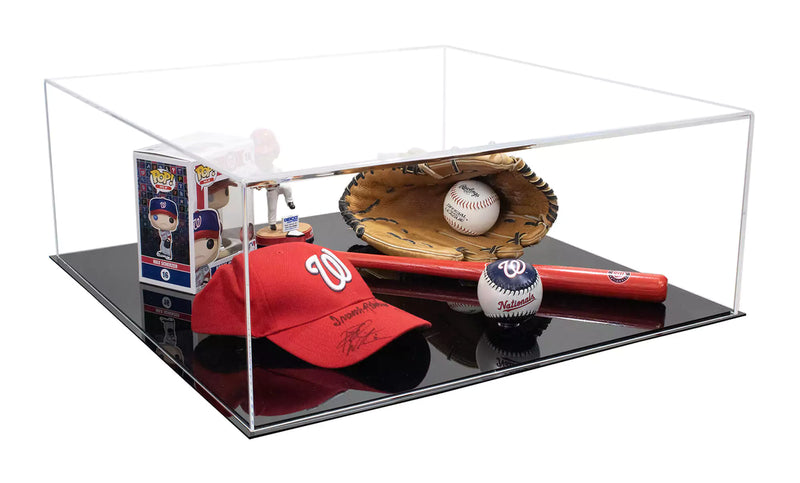 Display Case With Clear Base For Sale On BetterDisplayCases