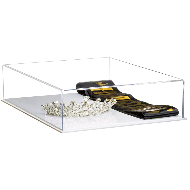 Display Case With Clear Base For Sale On BetterDisplayCases