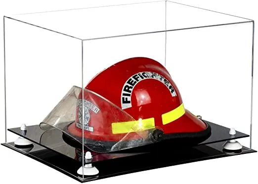 fireman helmet display case for sale at better display cases