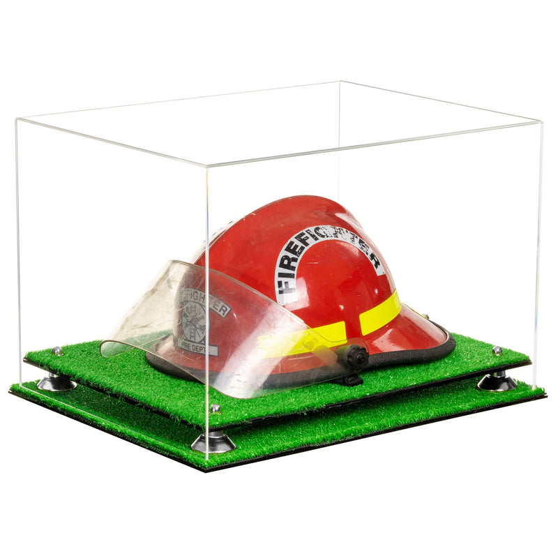 fireman helmet display case for sale at better display cases