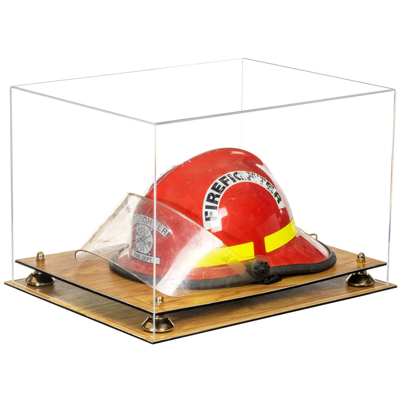 fire helmet stand for sale at better display cases