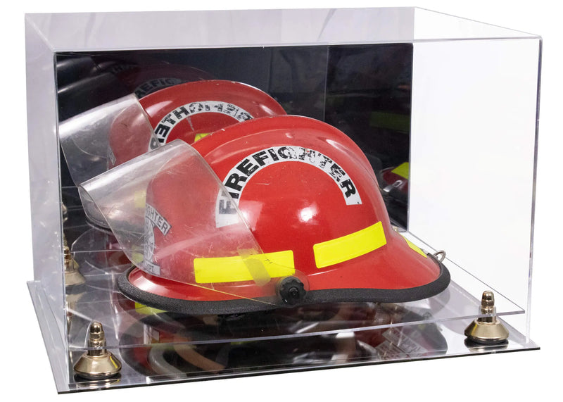 fire helmet stand for sale at better display cases