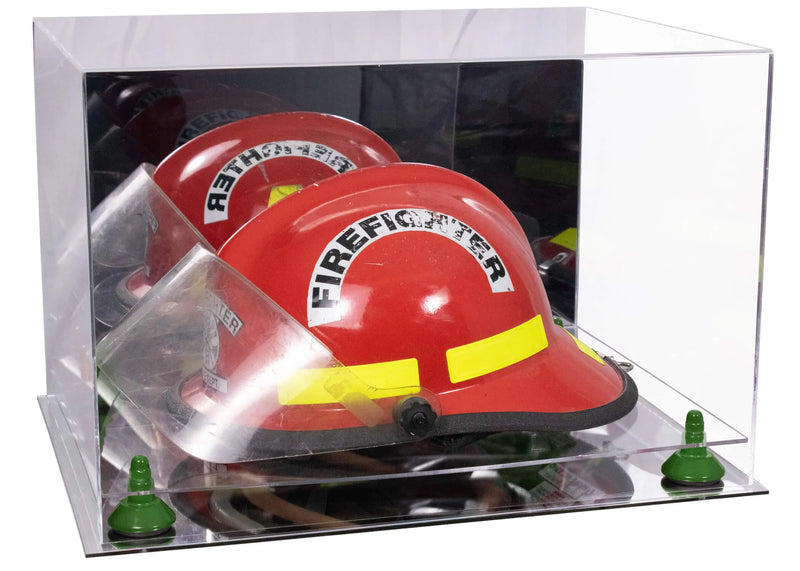 fire helmet stand for sale at better display cases