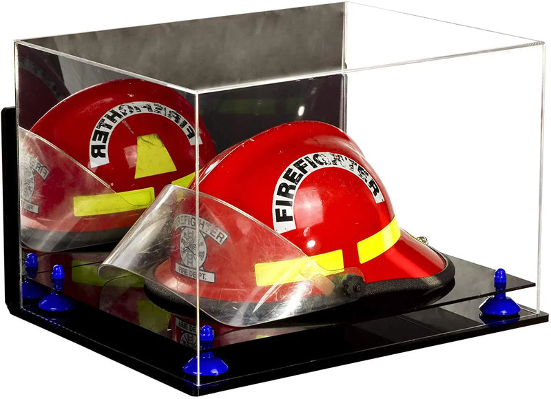 fireman helmet display case for sale at better display cases