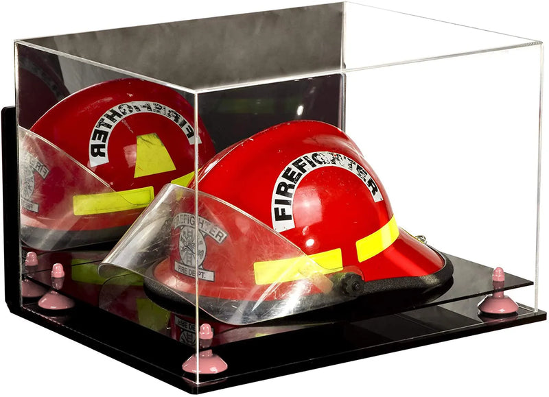 fireman helmet display case for sale at better display cases