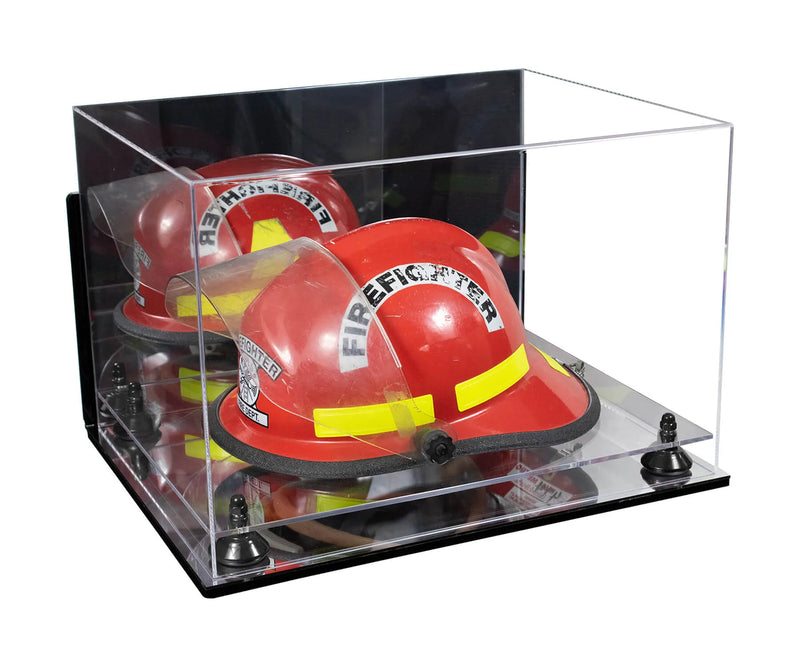 fire helmet stand for sale at better display cases