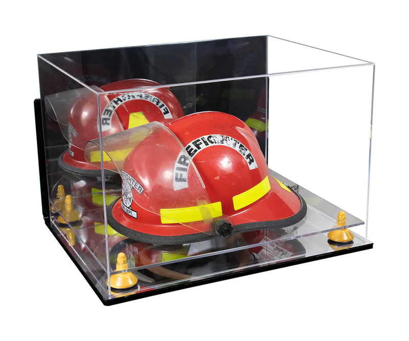 fire helmet stand for sale at better display cases