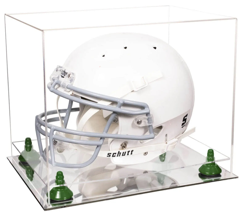 full size football helmet display case for sale at better display cases