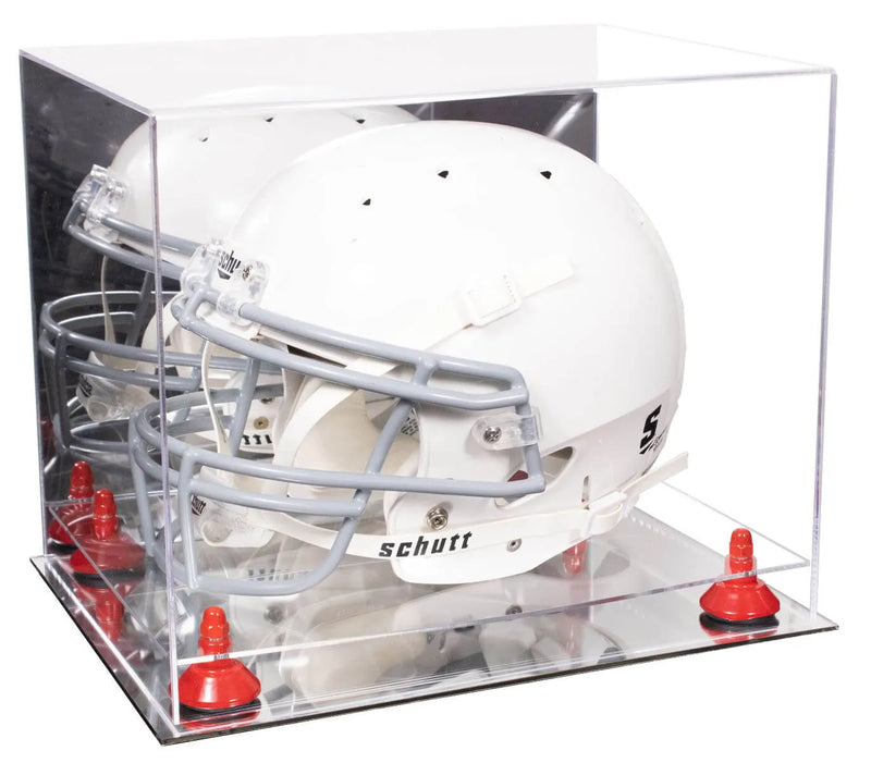 full size football helmet display case for sale at better display cases