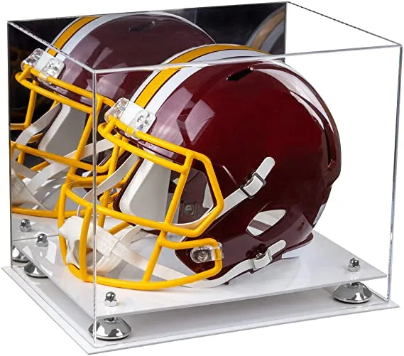 full size football helmet display case for sale at better display cases