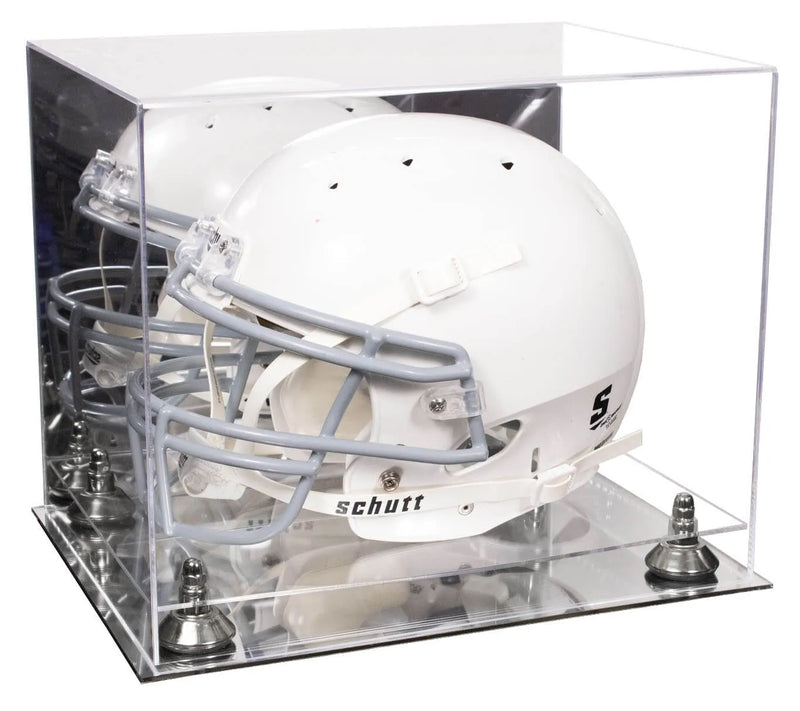 full size football helmet display case for sale at better display cases