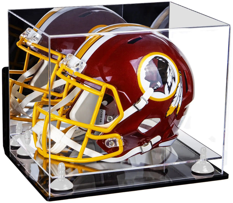 full size football helmet display case for sale at better display cases