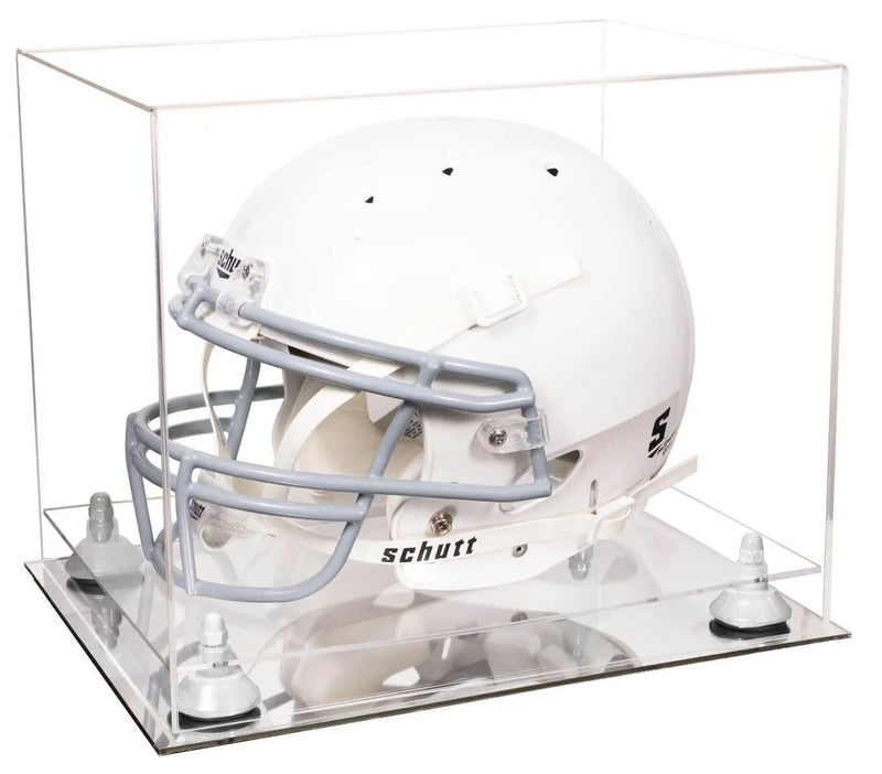 uv protected football helmet display case for sale at better display cases