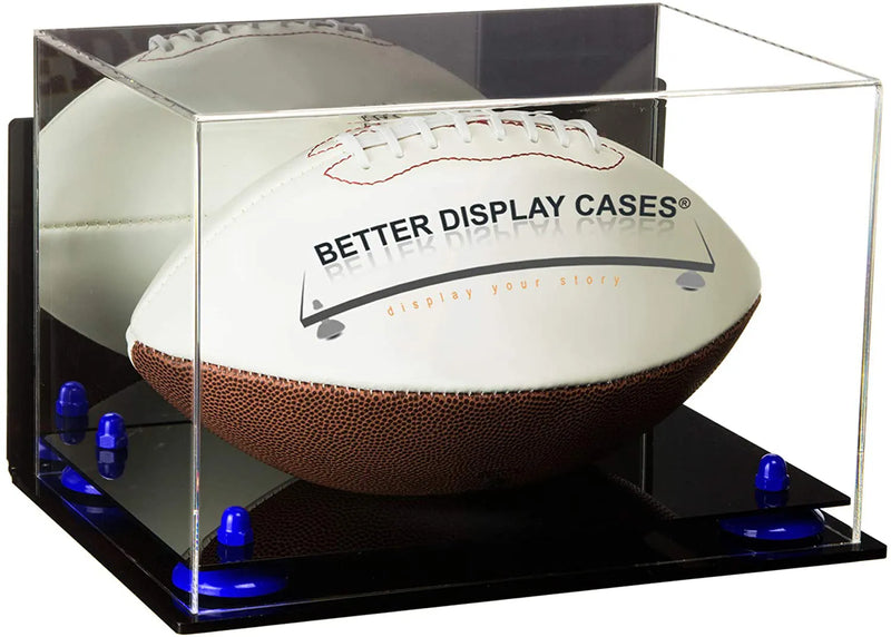 full size football display case for sale on Better Display Cases