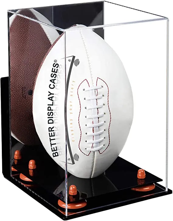 full size football display case for sale on Better Display Cases