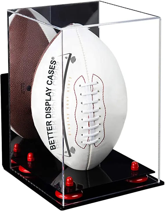 full size football display case for sale on Better Display Cases