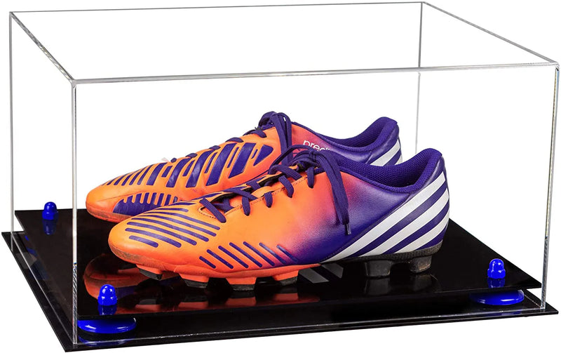 large display case for basketball shoes, socces, football for sale on Better Display Cases