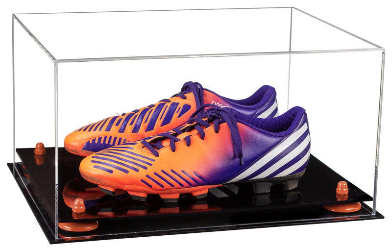 large display case for basketball shoes, socces, football for sale on Better Display Cases