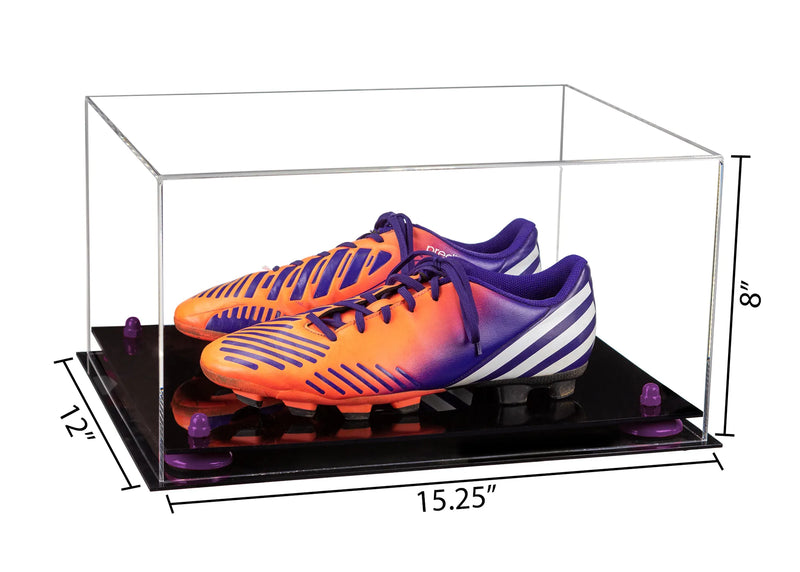 large display case for basketball shoes, socces, football for sale on Better Display Cases