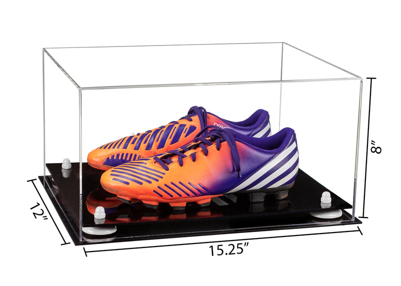 large display case for basketball shoes, socces, football for sale on Better Display Cases