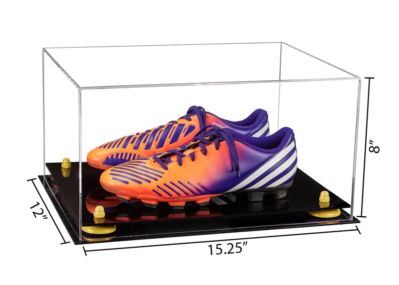 large display case for basketball shoes, socces, football for sale on Better Display Cases