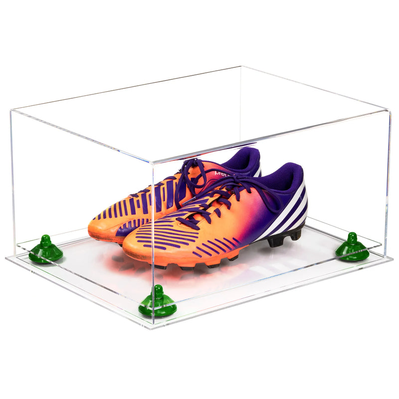 large display case for basketball shoes, socces, football for sale on Better Display Cases