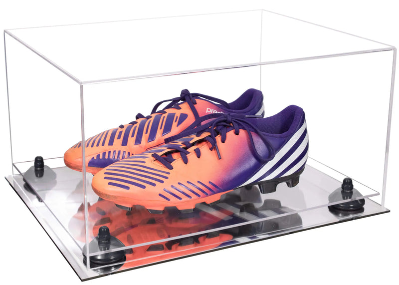 large display case for basketball shoes, socces, football for sale on Better Display Cases