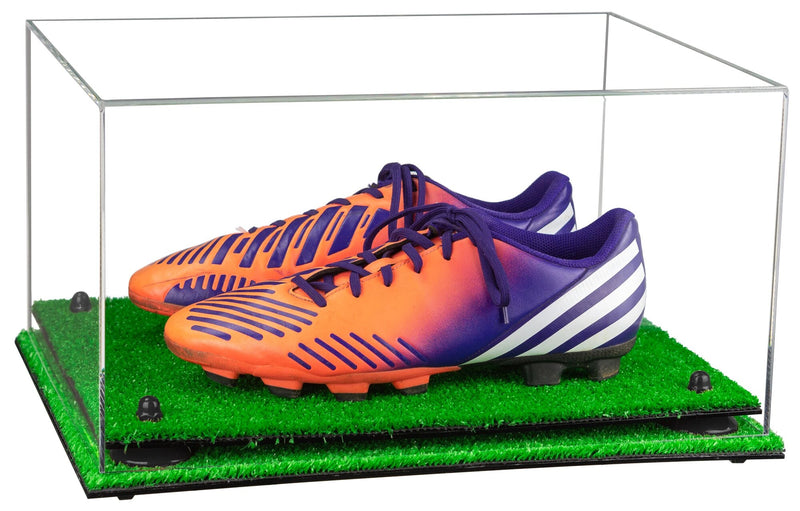 large display case for basketball shoes, socces, football for sale on Better Display Cases