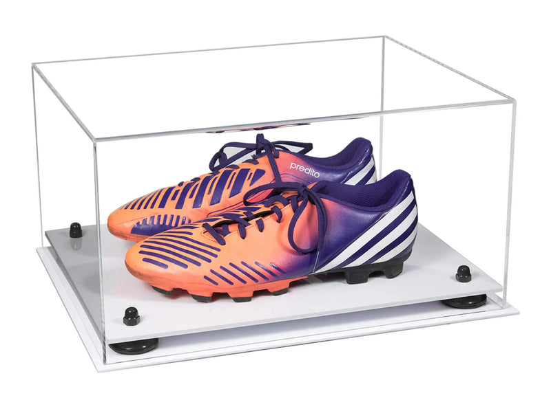 large display case for basketball shoes, socces, football for sale on Better Display Cases