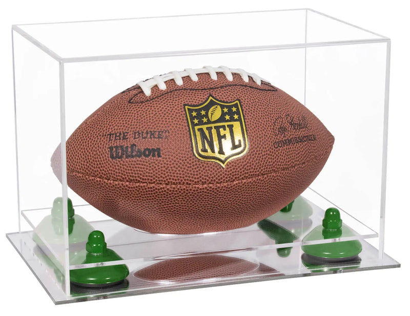 Mini football case for sale on Better Display Cases