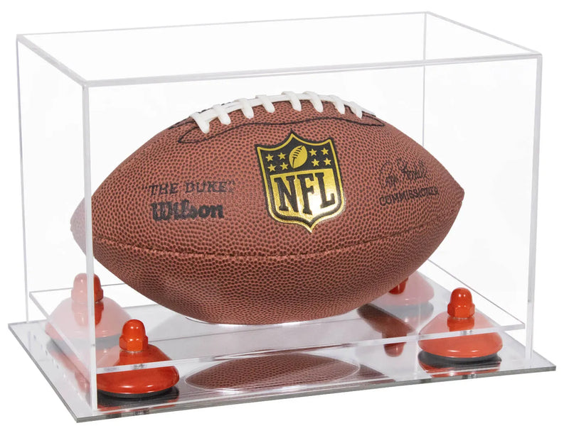 Mini football case for sale on Better Display Cases