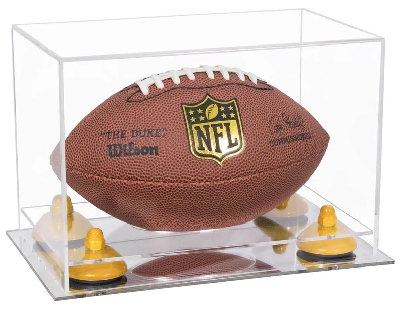 Mini football case for sale on Better Display Cases