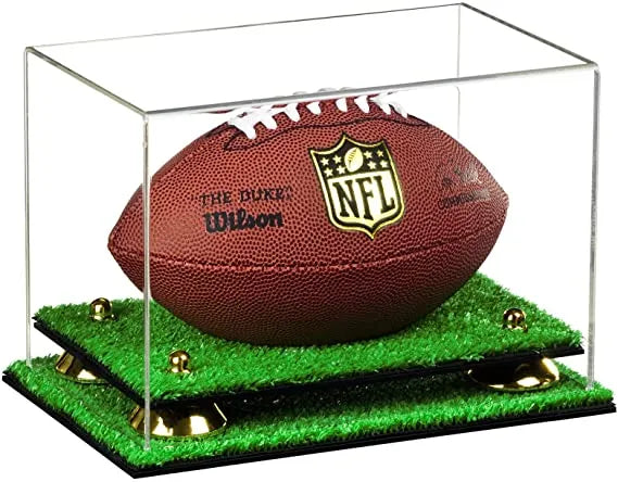 Mini football case for sale on Better Display Cases