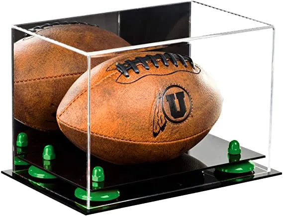 Mini football case for sale on Better Display Cases