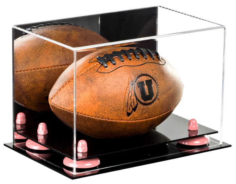 Mini football case for sale on Better Display Cases