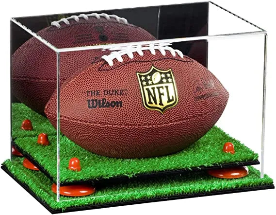 Mini football case for sale on Better Display Cases